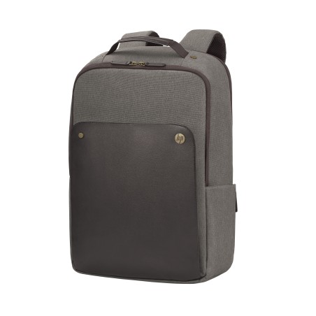 HP Executive 156 Brown Backpack - Stylish, Durable, and Functional Laptop Bag for Professionals (P6N22AA)